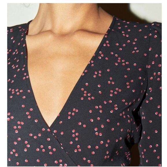 Rouje Womens Gabin Midi Dress Size 6 36 James Bond No Time to Die Old Money Fall - Picture 5 of 13